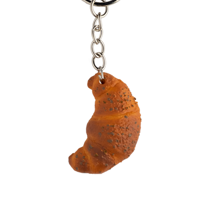 Croissant keychain