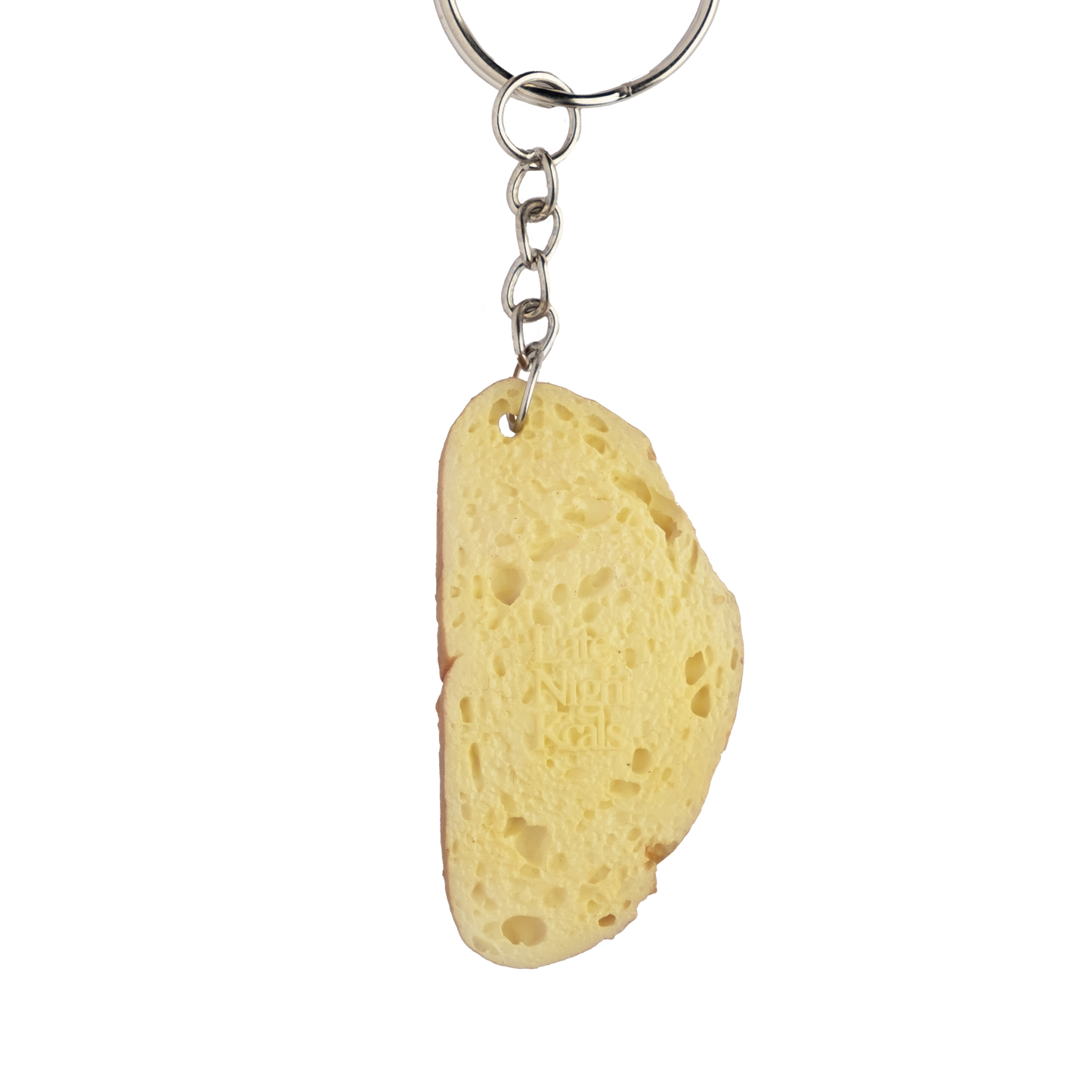 Grease bread with red onion keychain